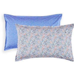 Tommy Hilfiger MINI FLORAL Kopfkissenbezug aus Bio-Perkal - blue - 40x80 cm