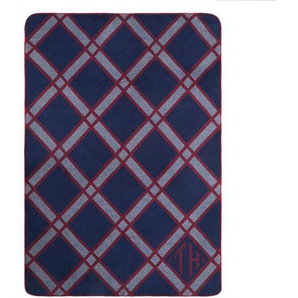 Tommy Hilfiger Wohndecke Ribbon Spirit, Dunkelblau, Textil, 150 cm, Oeko-Tex® Standard 100, pflegeleicht, Wohntextilien, Decken, Kuscheldecken