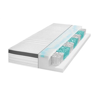Tonnentaschenfederkernmatratze Trendline 1000 Gel | weiß | 120 cm | 25 cm |
