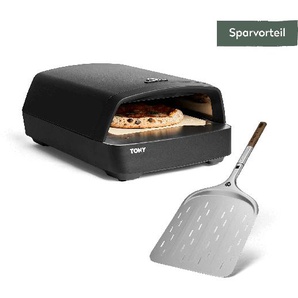 TONY Gas-Pizzaofen mit Pizzaschieber Set 2-tlg.