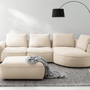 Top Square Wollteppich Valera Beige/Grau Quadratisch 200x290 cm (BxT) Modern Wolle