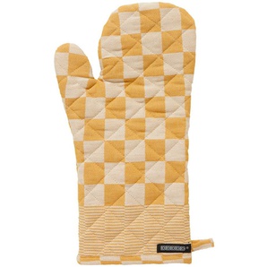 Topfhandschuhe DDDDD Barbeque, 18x36 cm, Baumwolle Topflappen gelb Topflappen Topfhandschuh