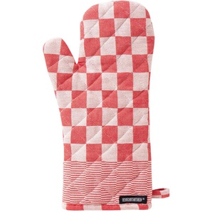 Topfhandschuhe DDDDD Barbeque, 18x36 cm, Baumwolle Topflappen rot Topflappen Topfhandschuh