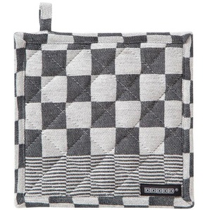 Topflappen DDDDD Barbeque, 21x21 cm, Baumwolle schwarz Topflappen Topfhandschuh