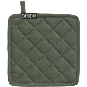 Topflappen DDDDD Kit, 21x21 cm, Baumwolle grün (tannengrün) Topflappen Topfhandschuh