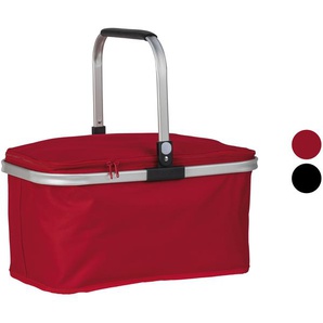 TOPMOVE® Einkaufskorb, mit Aluminiumrahmen, faltbar, 26 l