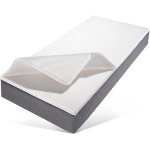 my home, Topper Queens für Matratzen & Boxspringbetten in 90x200 und weiteren Größen, 5 cm hoch, Viscoschaum, Visco-Topper mit feuchtigkeitsregulierendem TENCEL™ Lyocell-Bezug