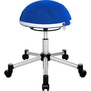 Arbeitshocker TOPSTAR Sitness Half Ball Hocker Gr. B/H/T: 65 cm x 66 cm x 65 cm, blau Zubehör für Wäschepflege