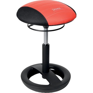 Arbeitshocker TOPSTAR Sitness RS Bob Hocker Gr. H: 57 cm, schwarz (schwarz, rot) Zubehör für Wäschepflege