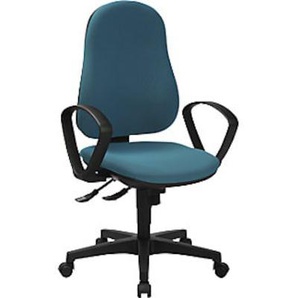 Topstar Bandscheiben-Drehstuhl SUPPORT SY, mit Synchronmechanik,petrol dunkel 8550BMP6