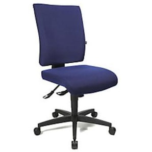 Topstar Bürodrehstuhl COMFORT, Höhenverstellbare Rückenlehne, Bezug royalblau ComfortKK G26