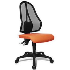 Topstar Bürodrehstuhl OPEN POINT P, Netzrückenlehne, o. Armlehnen, orange OPEN POINT P,OP100 G
