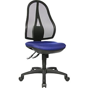 Topstar Bürodrehstuhl OPEN POINT SY, o. Armlehnen, Netzrückenlehne, royalblau OPEN POINT SY,OP200