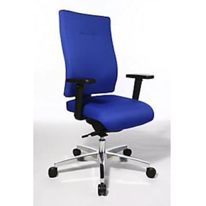 Topstar Bürodrehstuhl PROFI STAR 15, ergonomische Rückenlehne, blau PS49H W56
