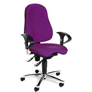 Topstar Bürodrehstuhl SITNESS 10 mit verstellbaren Armlehnen, lila SI59U G03