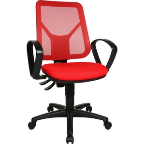 Bürostuhl TOPSTAR Airgo Net Stühle rot Drehstühle