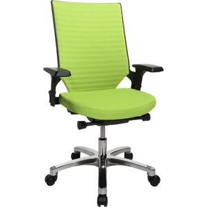 Bürostuhl TOPSTAR Autosyncron 2 Stühle schwarz (schwarz, grün) Drehstühle