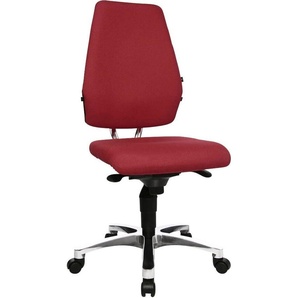 Topstar Bürostuhl Body Balance S30, SI99T21 rot, alu Stoff