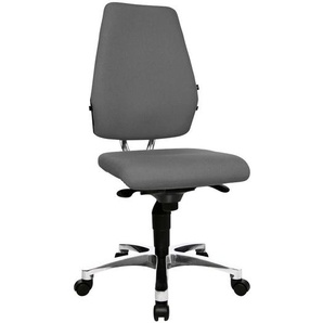 Topstar Bürostuhl Body Balance S30, SI99T23 Stoff grau, Gestell alu