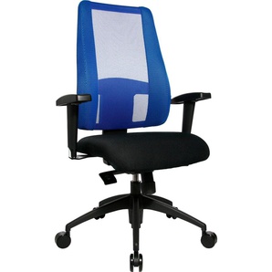 Bürostuhl TOPSTAR Lady Sitness Deluxe Stühle schwarz (schwarz, blau) Drehstühle