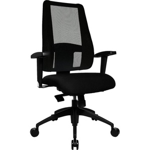 Bürostuhl TOPSTAR Lady Sitness Deluxe Stühle schwarz (schwarz, schwarz) Drehstühle