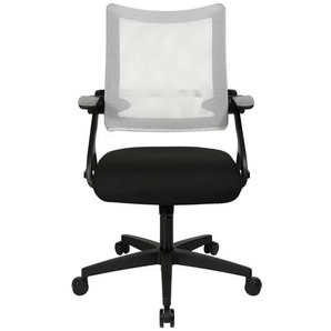 Topstar Bürostuhl New Smove, DS100A T203 Stoff weiß, Gestell schwarz