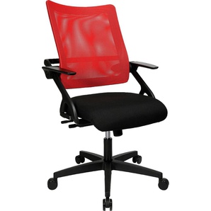 Bürostuhl TOPSTAR New Smove Stühle schwarz (schwarz, rot) Drehstühle