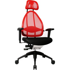 Bürostuhl TOPSTAR Open Art 2010 Stühle schwarz (schwarz, rot) Drehstühle