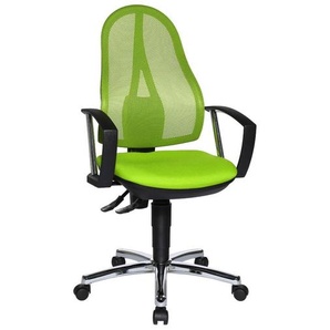 Topstar Bürostuhl Open Point P Plus, OP79A G05 apfelgrün, chrom Stoff G05/B92