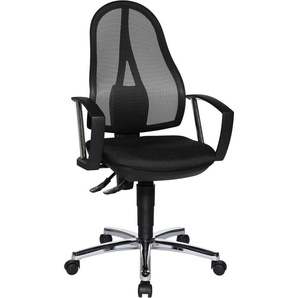 Topstar Bürostuhl Open Point P Plus, OP79A G20 schwarz, chrom Stoff G20/G90