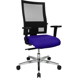Bürostuhl TOPSTAR Profi Net 11 Stühle schwarz (schwarz, blau) Drehstühle
