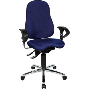 Bürostuhl TOPSTAR Sitness 10 Stühle blau Drehstühle