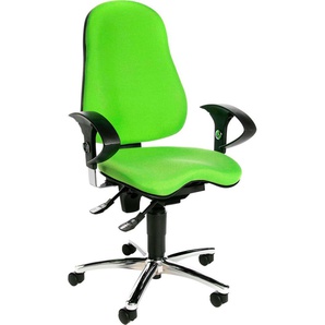 Bürostuhl TOPSTAR Sitness 10 Stühle grün Drehstühle
