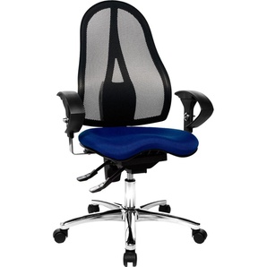Bürostuhl TOPSTAR Sitness 15 Stühle blau (blau, schwarz) Drehstühle