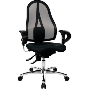 Bürostuhl TOPSTAR Sitness 15 Stühle schwarz (schwarz, schwarz) Drehstühle