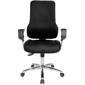 Topstar Bürostuhl Sitness 55, SD69X L50 schwarz, chrom Stoff