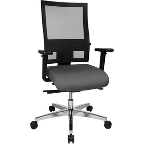 Topstar Bürostuhl Sitness 60, PS69BH W52 anthrazit, schwarz, alu Stoff