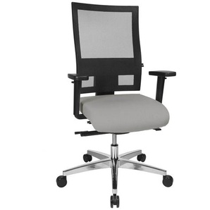 Topstar Bürostuhl Sitness 60, PS69BH W53 Stoff grau, Gestell alu
