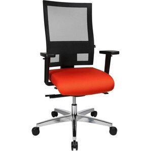 Topstar Bürostuhl Sitness 60, PS69BH W54 orange, schwarz, alu Stoff