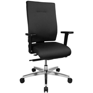 Topstar Bürostuhl Sitness 70, PS79BH W50 Stoff schwarz, Gestell alu