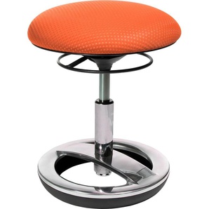 Bürostuhl TOPSTAR Sitness Bobby alu-poliert Stühle orange Drehstühle