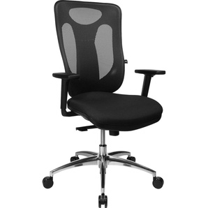 Bürostuhl TOPSTAR Sitness Net Pro 100 Stühle schwarz (schwarz, schwarz) Drehstühle
