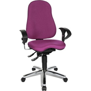 Topstar Bürostuhl Sitness® 10, SI59U G03 violett, chrom Stoff