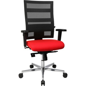 Bürostuhl TOPSTAR Sitness X-Pander Plus Stühle rot (rot, schwarz) Drehstühle