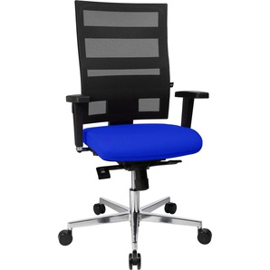 Bürostuhl TOPSTAR Sitness X-Pander Plus Stühle schwarz (royalblau, schwarz) Drehstühle