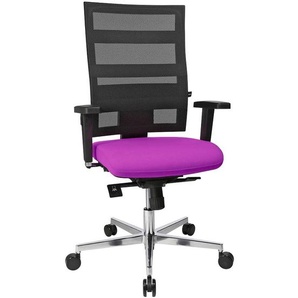 Topstar Bürostuhl Sitness X-Pander Plus, SI959WGT330 Stoff lila, Gestell alu