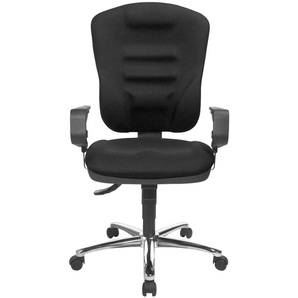 Topstar Bürostuhl Softec Synchro Deluxe, SOFTEC BC0 Stoff schwarz, Gestell chrom