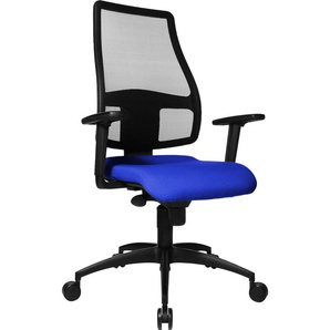 Bürostuhl TOPSTAR Syncro Net Stühle schwarz (schwarz, blau) Drehstühle