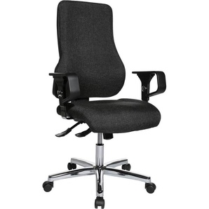Topstar Bürostuhl Top Point Deluxe, TO29X G22 anthrazit, chrom Stoff