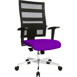 Bürostuhl TOPSTAR X-Pander Stühle schwarz (schwarz, lila) Bürodrehstuhl Drehstühle Stühle